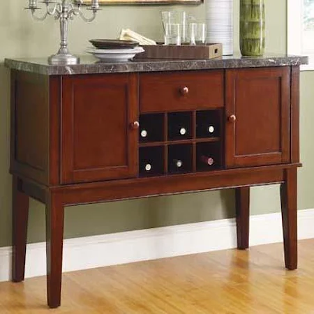 Dining Server with Marble Top